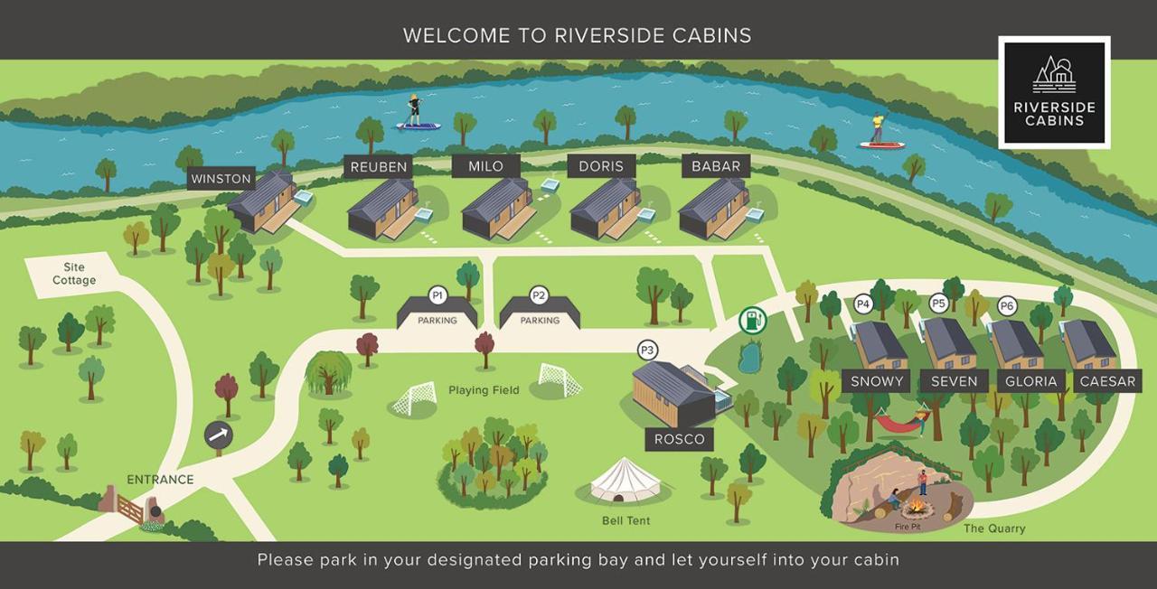 Riverside Cabins شروزبري المظهر الخارجي الصورة